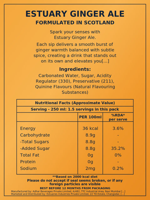 Estuary Ginger Ale