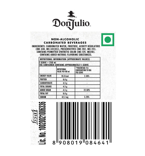 Donjulio Grapefruit Soda