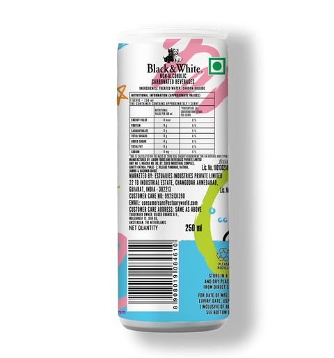 Black & White Soda Water